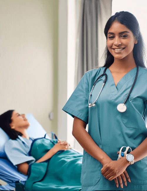 Nurse with Patient